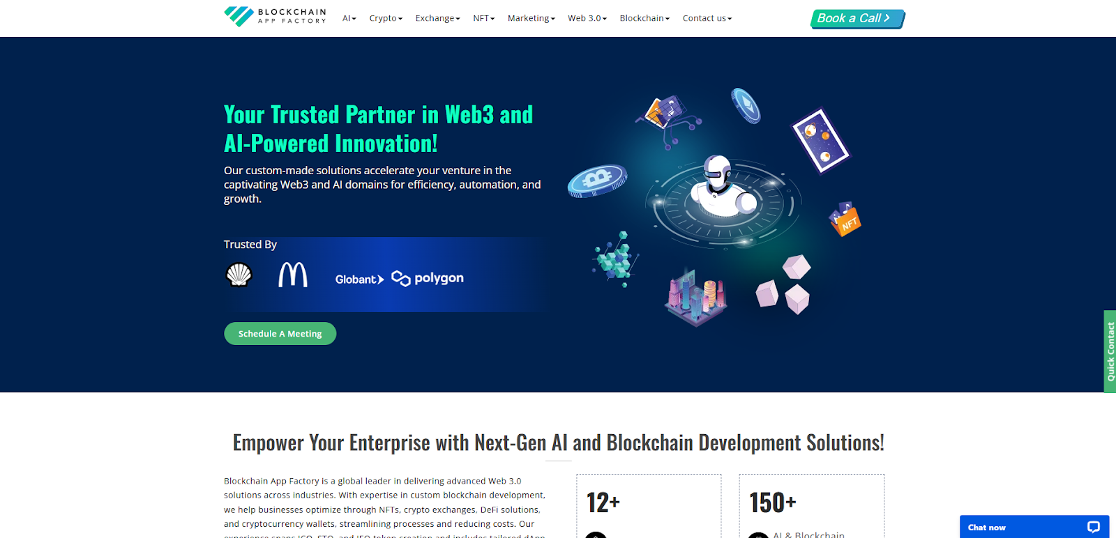 Blockchain app factory