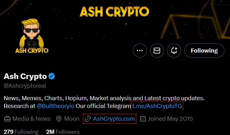 Ash Crypto (@Ashcryptoreal) - The Market Analyst