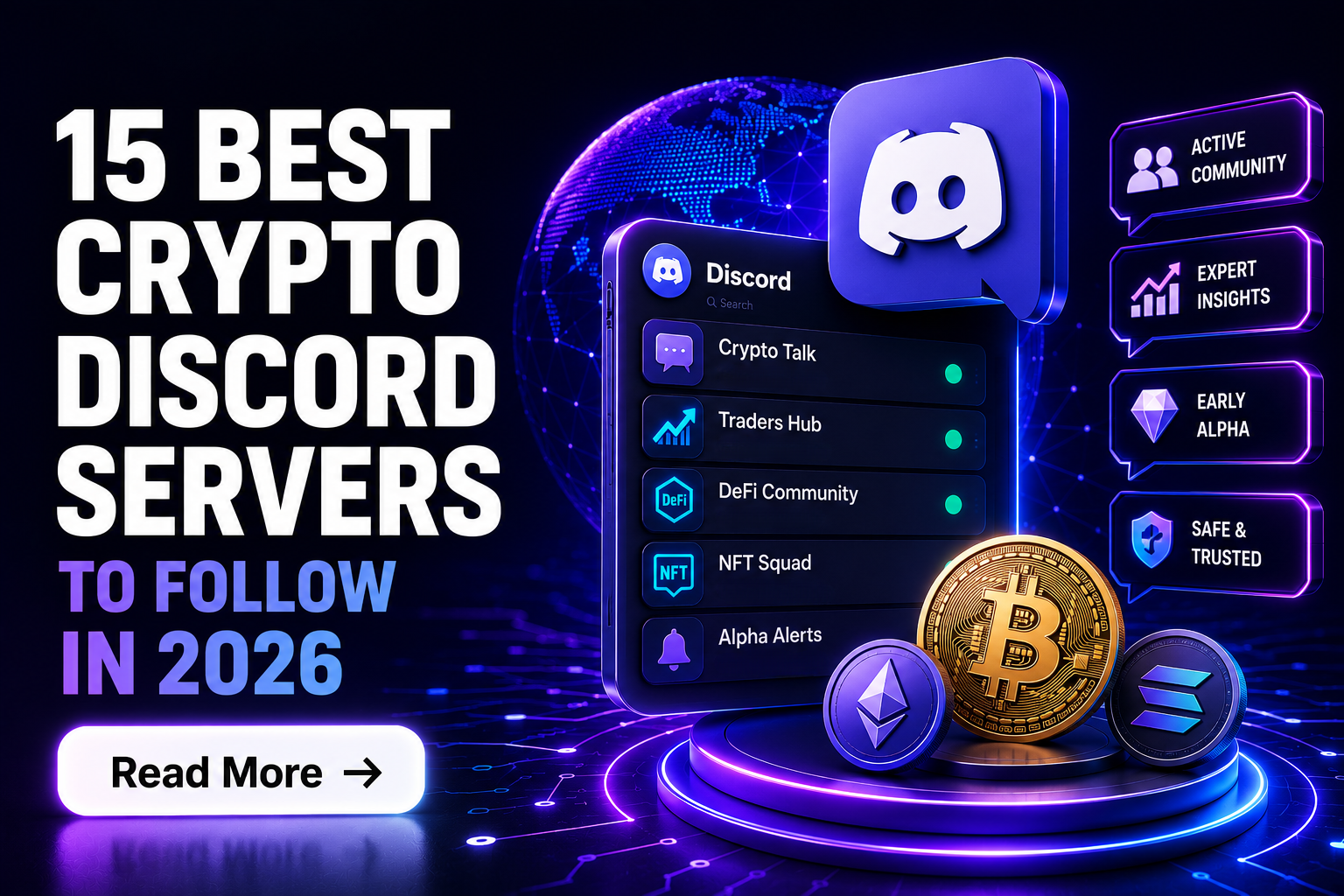 15 Best Crypto Discord Servers to Follow in 2026
