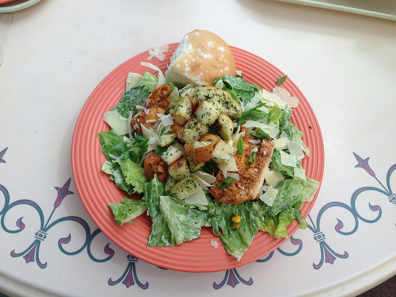 Chicken Caesar salad bowl